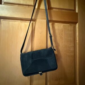 Madewell x Daryl K Suede and Leather crossbody bag